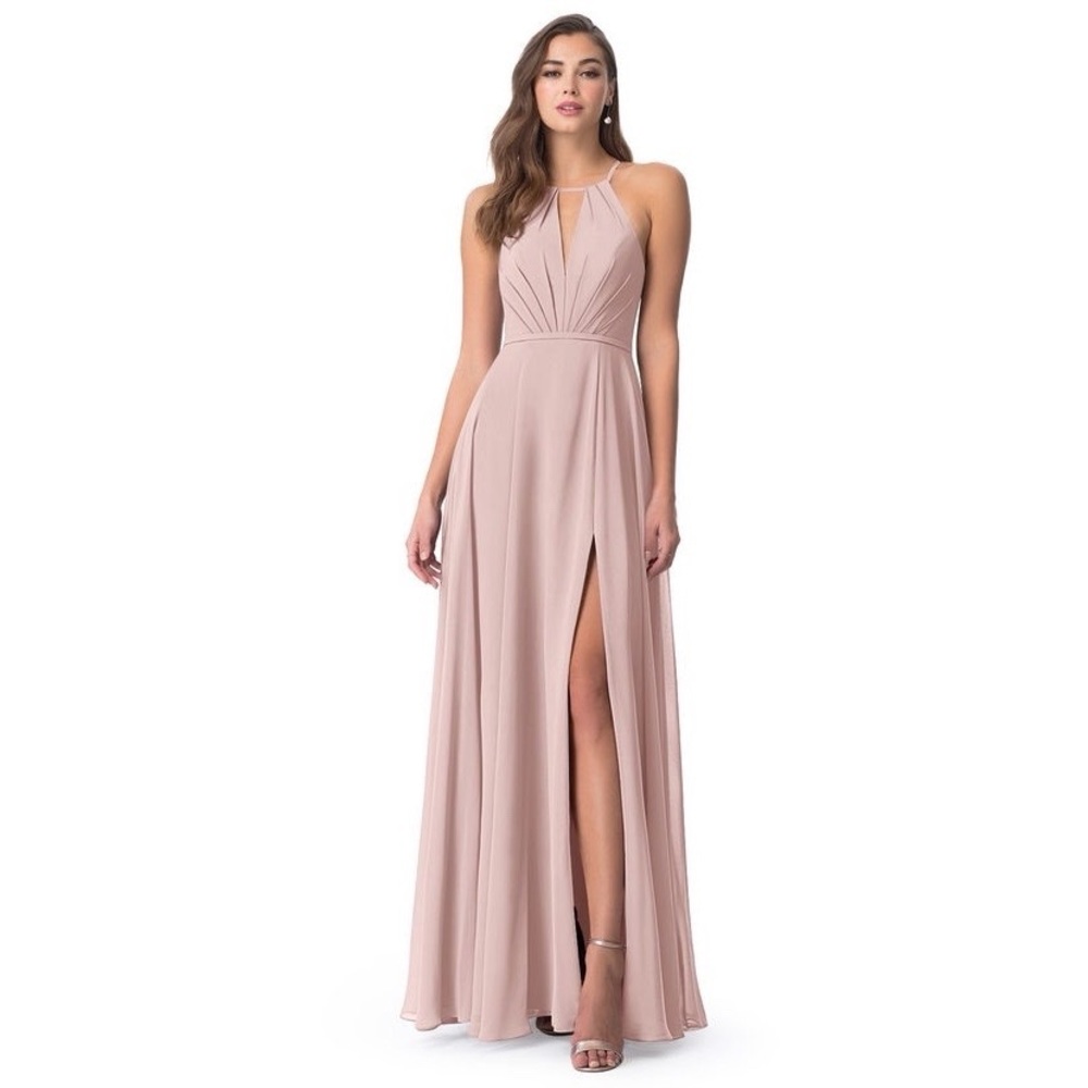 Azazie Evalleen dress in dusty rose